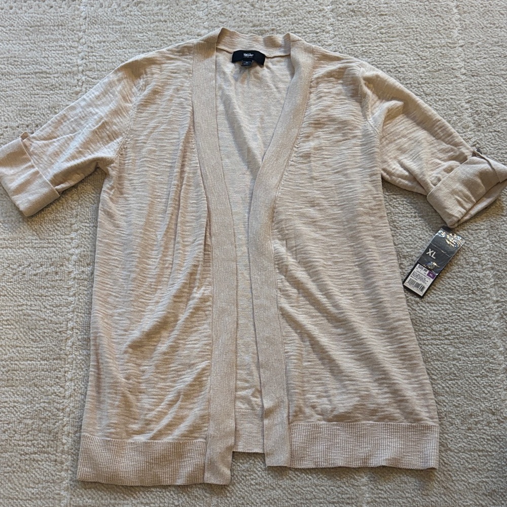 Mossimo Supply Co. Light Beige Cardigan